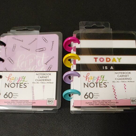 Happy Planner Other - Happy Planner mini notebooks 3x4